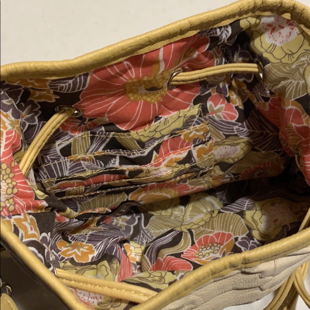 Miche Tan Drawstring Crossbody Bag - Picture 5 of 6